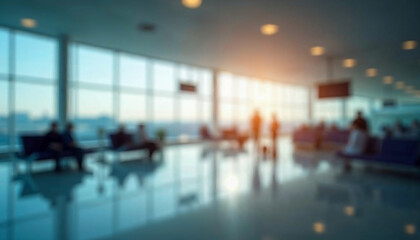 people walking in airport