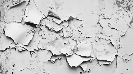 Obraz premium Peeling Paint Texture, Cracked Wall Surface, Grunge Background Design