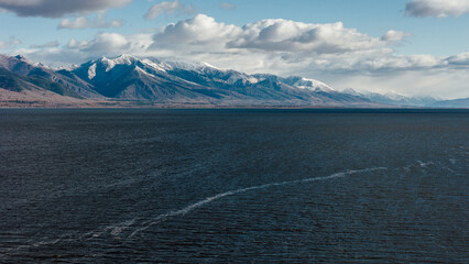 North Baikal sea landscape 