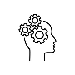 AI brain icon eps file