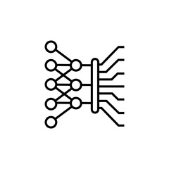 deep learning artificial intellgence icon