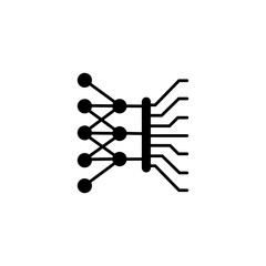 deep learning artificial intellgence icon