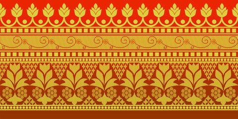 beautiful graphic saree design and this sari design is in Indian style which is for textile fashion industry and it can be used as wallpaper backdrop and website bg this style is originated in india