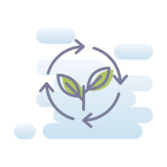 Recycling Day vector icon