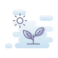 Photosynthesis vector icon
