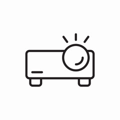 projector presentation device icon vector sign