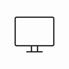 monitor display screen icon vector sign