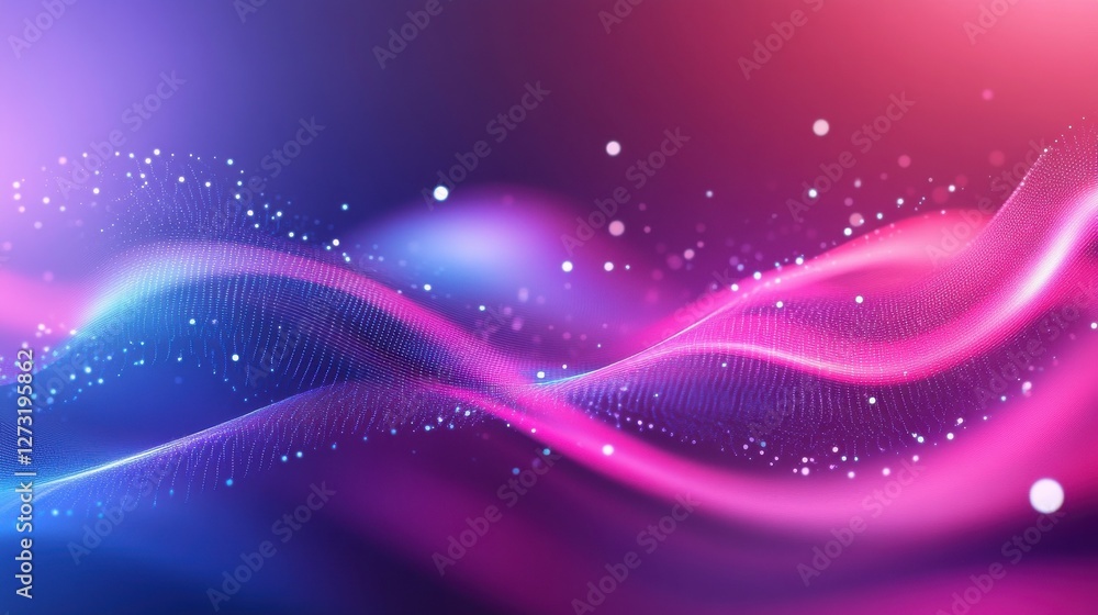 Poster abstract technology background. polygonal with connecting dots and lines. data and technology concep