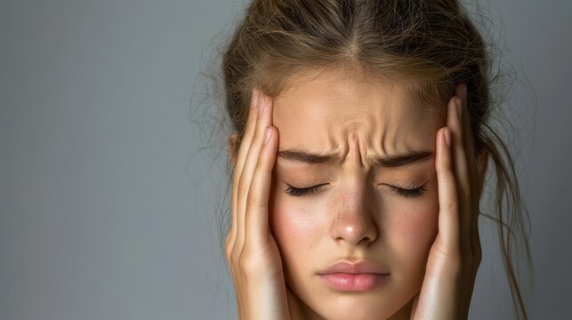 Businessman overwhelmed by stress and headache in office environment capturing exhaustion and pressure
