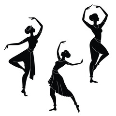 Classic Ballet Girl Silhouette Collection