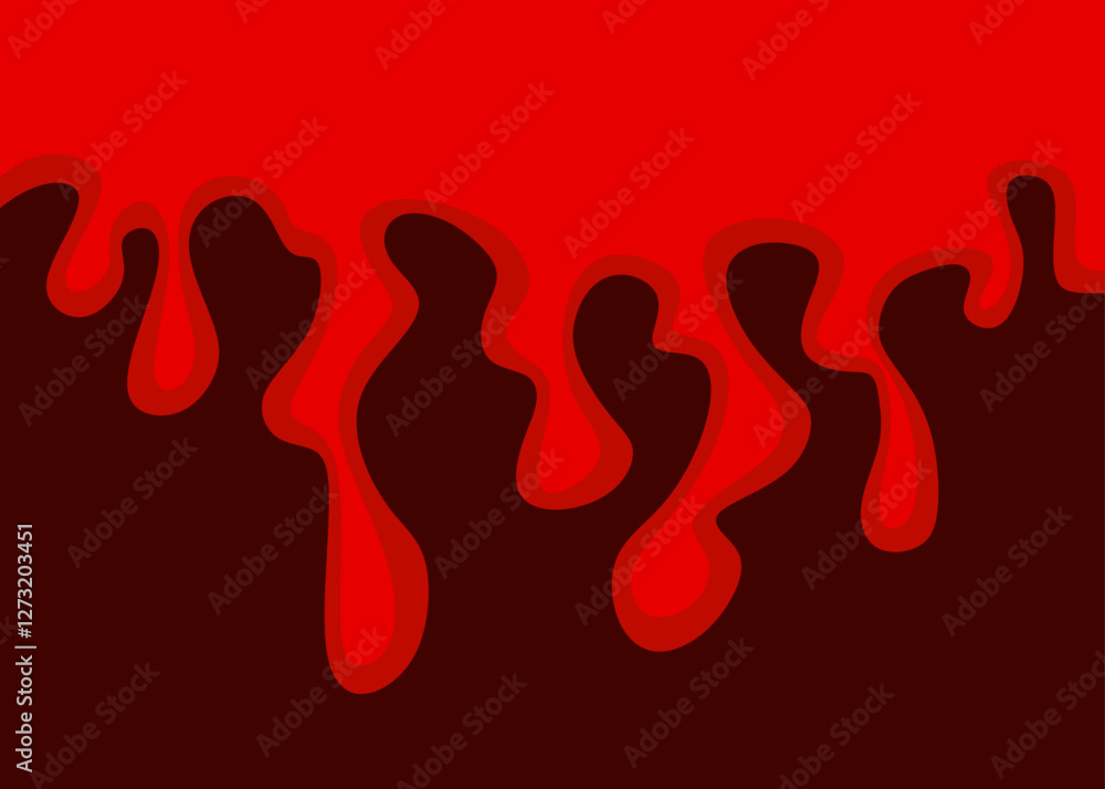 Poster abstract background with melting liquid pattern and with some copy space area