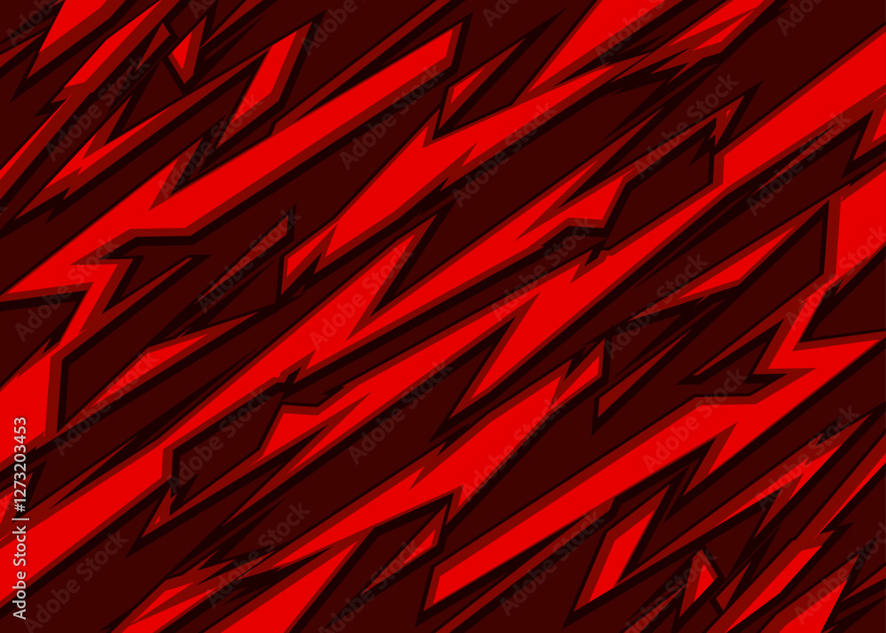 Poster abstract background with seamless diagonal rough jagged lines pattern