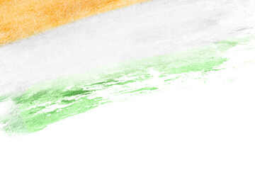 Tri Color Indian Flag Color Background
