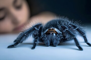 Sleeping Teen Unaware of Toy Tarantula Prank for April Fools' Day