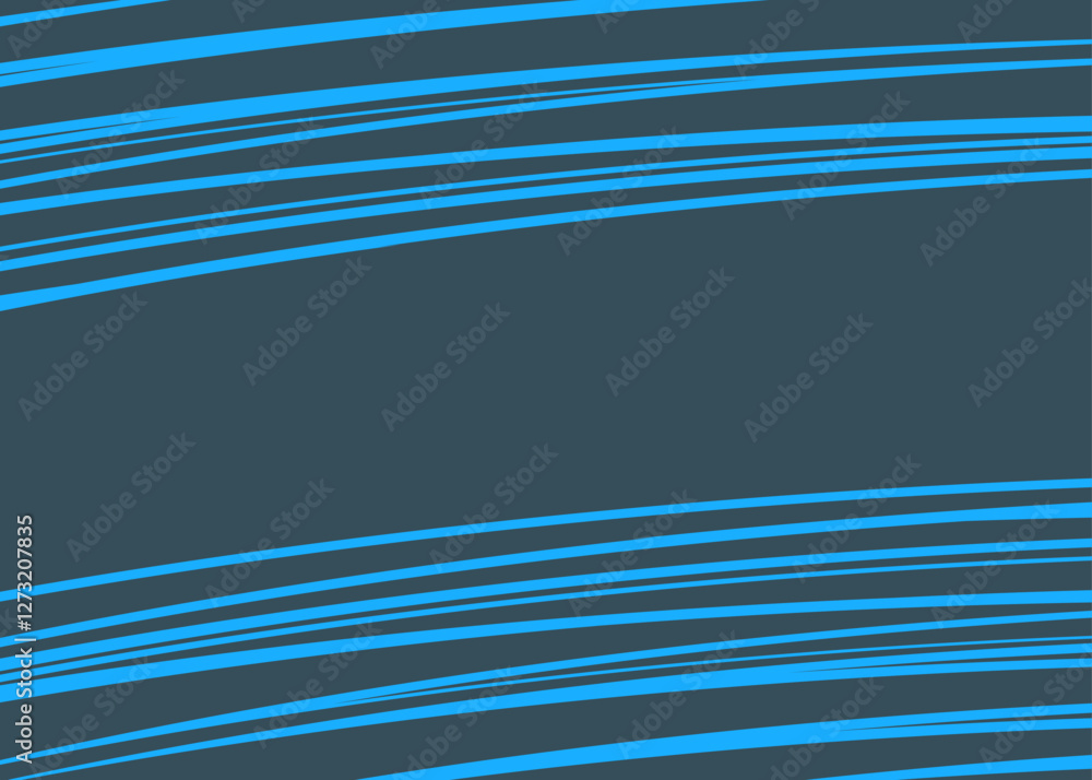Poster minimalist background with abstract curved stripe pattern and with some copy space area