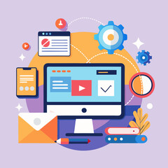 flat icons for web design