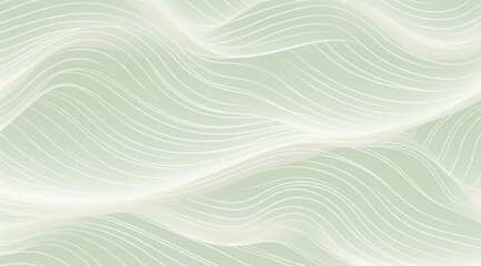 Abstract green wave background design