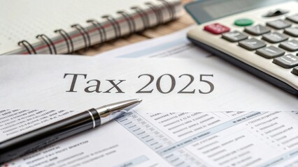 Tax strategy calendar. Tax deductions and financial planning. Tax strategy calendar focusing on tax deductions and financial planning for 2025.