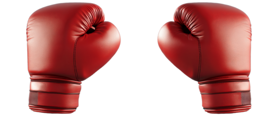 Red Boxing Gloves in Fight Mode
