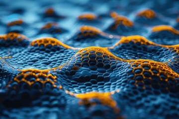 Abstract hexagon pattern, surface texture, design element, backdrop, banner, for presentation