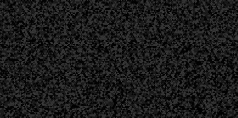 Fototapeta premium Black polygonal background. Seamless geometric pattern triangle shapes low polygon backdrop background. Abstract line background. 