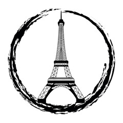 Illustration of Eiffel Tower