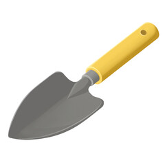 Garden trowel gardening tool isometric