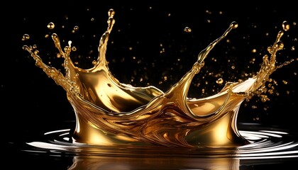 splash of gold