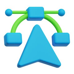 design interface 3d icon isolated on the transparent background