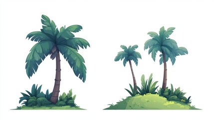 Obraz premium palm tree isolated