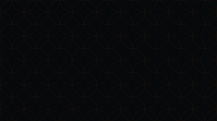 Seamless abstract modern geometric circle line pattern