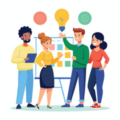 coworker talking vector image