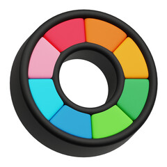 design interface 3d icon isolated on the transparent background