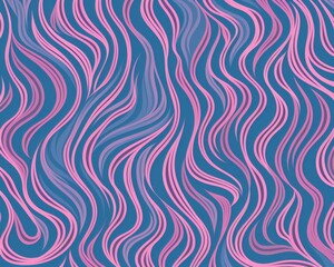 Obraz premium Abstract background pattern with wavy flowing colorful lines for art, wallpaper, design