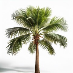 palm tree isolated, AI generated