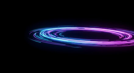 speed ligth lines in black background