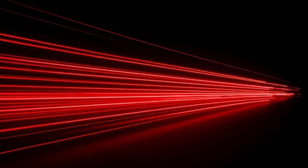 Fototapeta premium speed ligth lines in black background