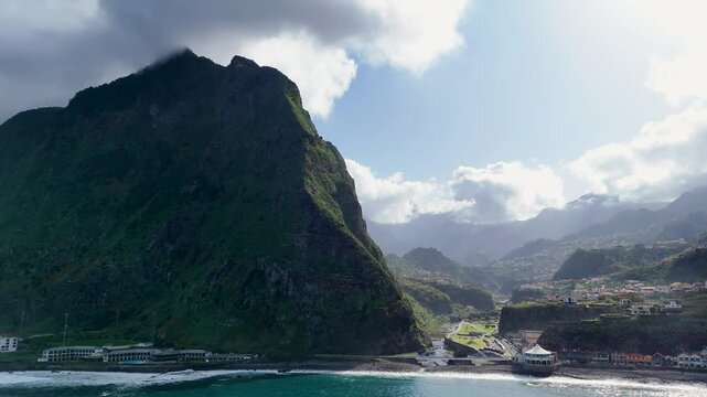 Stunning Coastal Landscape of Sao Vicente, Madeira Island, Portugal