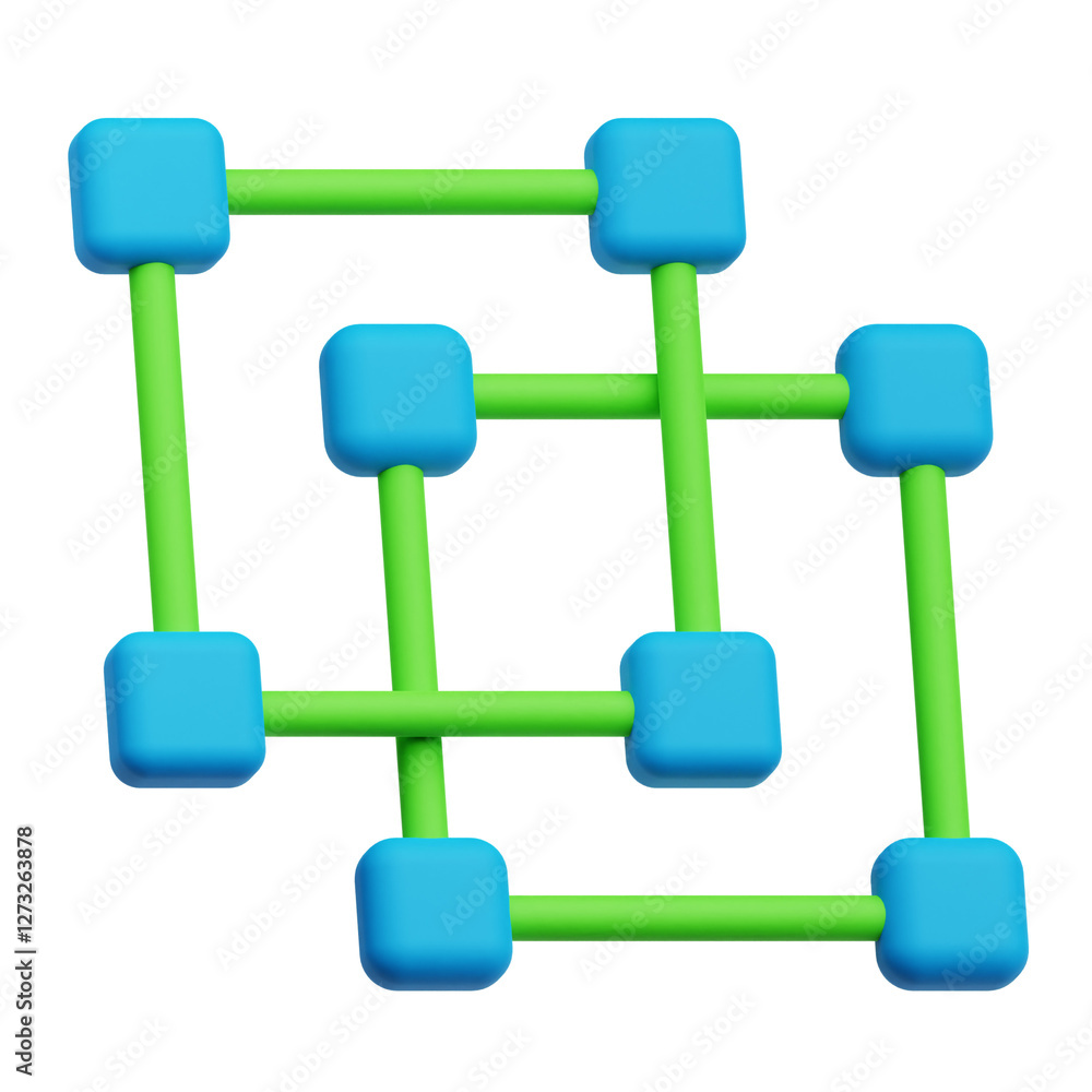 Poster design interface 3d icon isolated on the transparent background