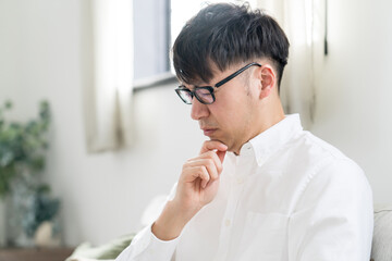 Fototapeta premium 男性 パソコン