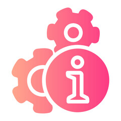 Setting  gradient icon