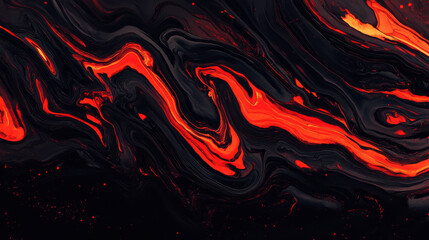 Abstract background with flowing red and black patterns