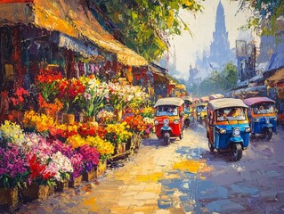 Obraz premium autumn in the city