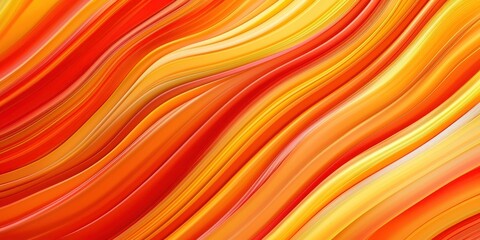 Obraz premium This energizing abstract image features flowing waves of orange and yellow tones, evoking feelings of joy and creativity, ideal for use in modern design and artistic applications.