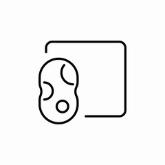 mouse pad icon vector sign