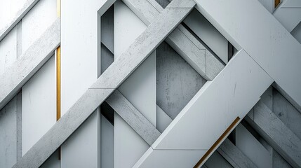 Obraz premium Modern minimalist architectural feature urban setting close-up photography contemporary design abstract form