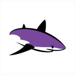 Fototapeta premium shark vector illustration