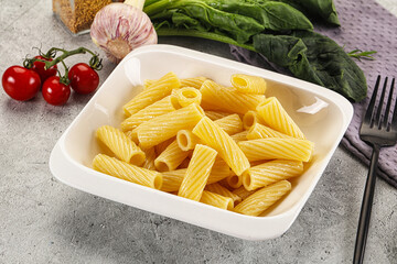 Italian cuisine - cooked pasta tortiglioni