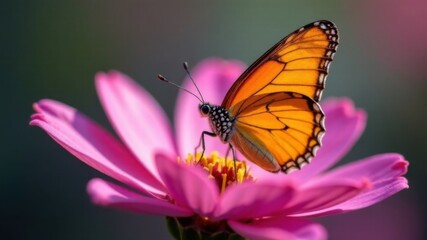 Fototapeta premium Butterfly close-up close-up