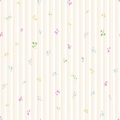 Seamless pattern with watercolor multi-colored drops on yellow stripes. Perfect for textile, fabric, wrapping, bedding, scrapbooking, stationery, home decor, backdrop, clothing, wall hanging